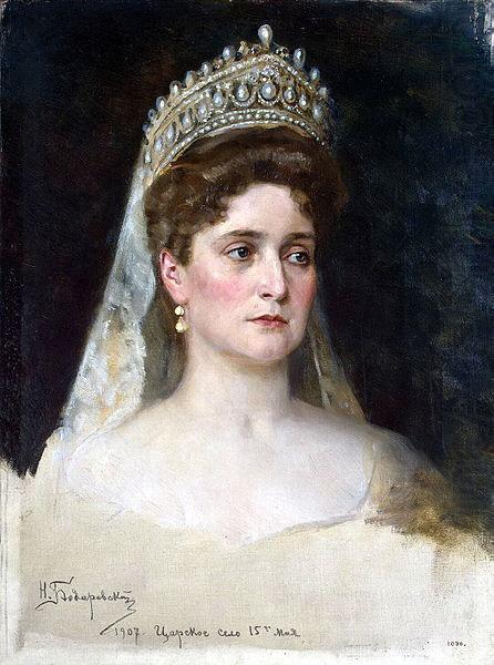Portrait of the Empress Alexandra Fedorovna, Nikolas Kornilievich Bodarevsky